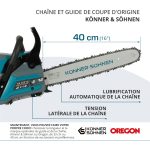 Tronçonneuse à essence KS CS21G-16 - Chaine 40 cm - Konner & shonen
