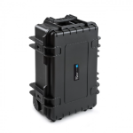 Valise à outils en polypropylène JUMBO 6600 avec roulettes et poignée télescopique - sans outils - B&W