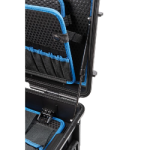 Valise à outils en polypropylène JUMBO 6600 avec roulettes et poignée télescopique - sans outils - B&W