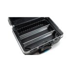 Valise à outils en polypropylène ORCA avec roulettes et poignée télescopique - sans outils - B&W