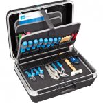 Valise à outils en polypropylène SHARK version poche - sans outils - B&W