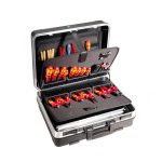 Valise BASE - Mallette à outils robuste en ABS sans outils - Version module - B&W