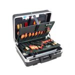 Valise BASE - Mallette à outils robuste en ABS sans outils - Version poche - B&W