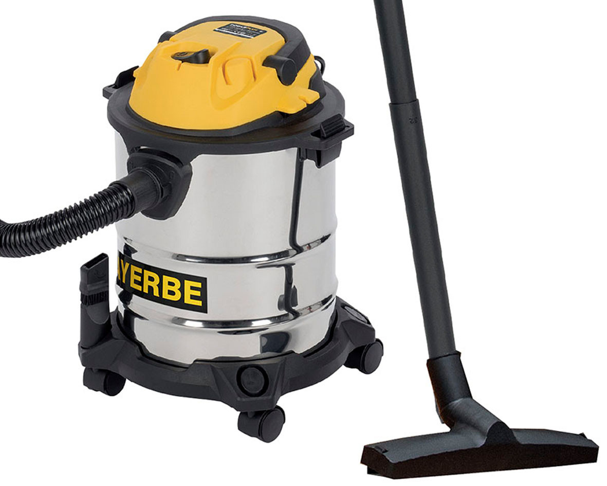 Aspirateur professionnel AY-1000 INOX - Eau et poussière - 15L - 230V - 1000W - AYERBE