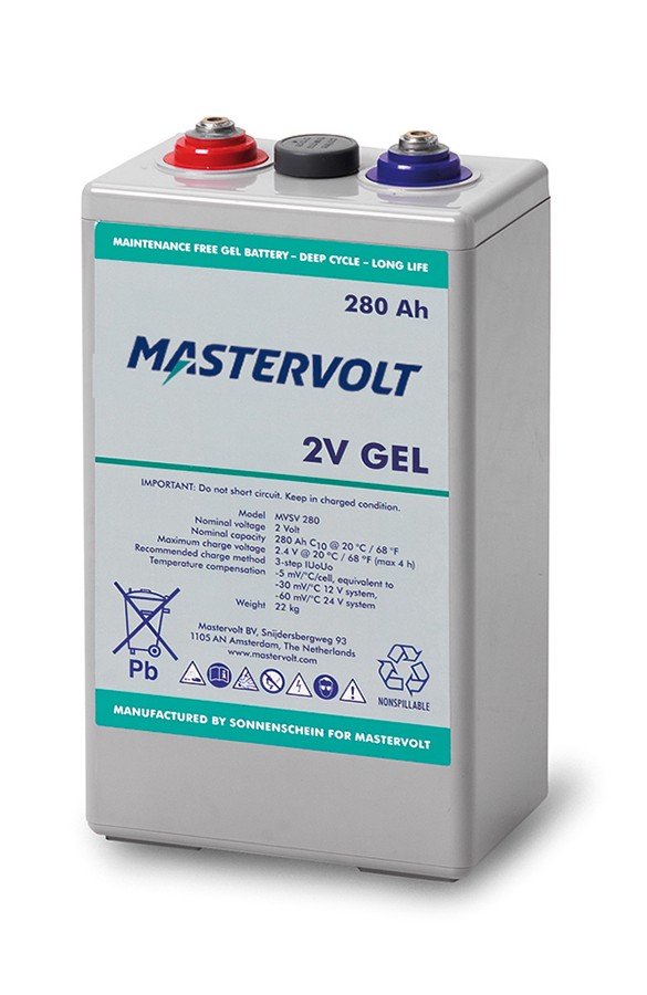 Batterie Mastervolt - MVSV GEL 2V - 280Ah