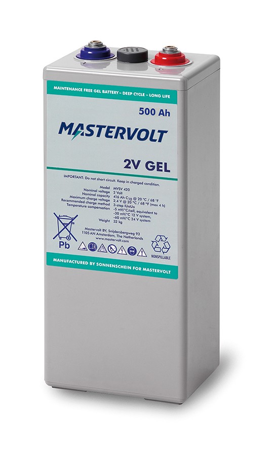 Batterie Mastervolt - MVSV GEL 2V - 500Ah