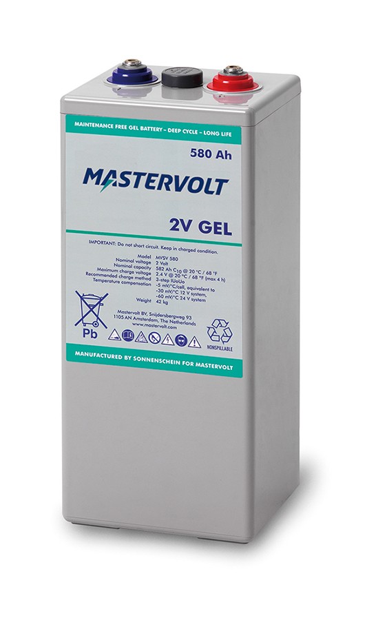 Batterie Mastervolt - MVSV GEL 2V - 580Ah