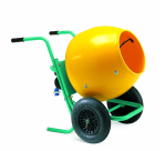 Bétonnière Rollbeta Electrique Monophasé 230 V - Cuve plastique - 100 L - Capacité 1/2 sac 35 kg - 63 dB(A) - 46 kg - IMER