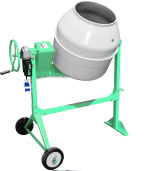 Bétonnière Syntesi S 160 Electrique non tractable - Cuve acier - 230 V - 115 L - Capacité 1 sac 25 kg - 72 dB(A) - IMER