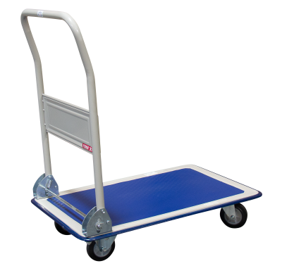 Chariot à dossier rabattable - plateau tôle antidérapant 910 x 610 mm - Charge utile 300 kg - FIMM