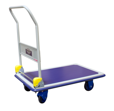 Chariot à dossier rabattable - PRESTAR - 910 x 610 mm - Plateau tôle - Charge utile 300 kg - FIMM