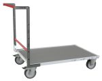 Chariot flat-pack dossier fixe 1200 x 800 mm - plateau tôle - Charge utile 400 kg - FIMM