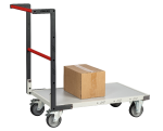 Chariot flat-pack dossier fixe 850 x 500 mm - plateau mélaminé - charge utile 250 kg - FIMM
