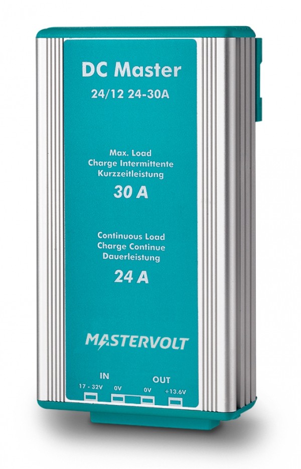 Convertisseur DC Master avec isolation galvanique 24V / 12V - 18A / 12A - IP53 - Mastervolt