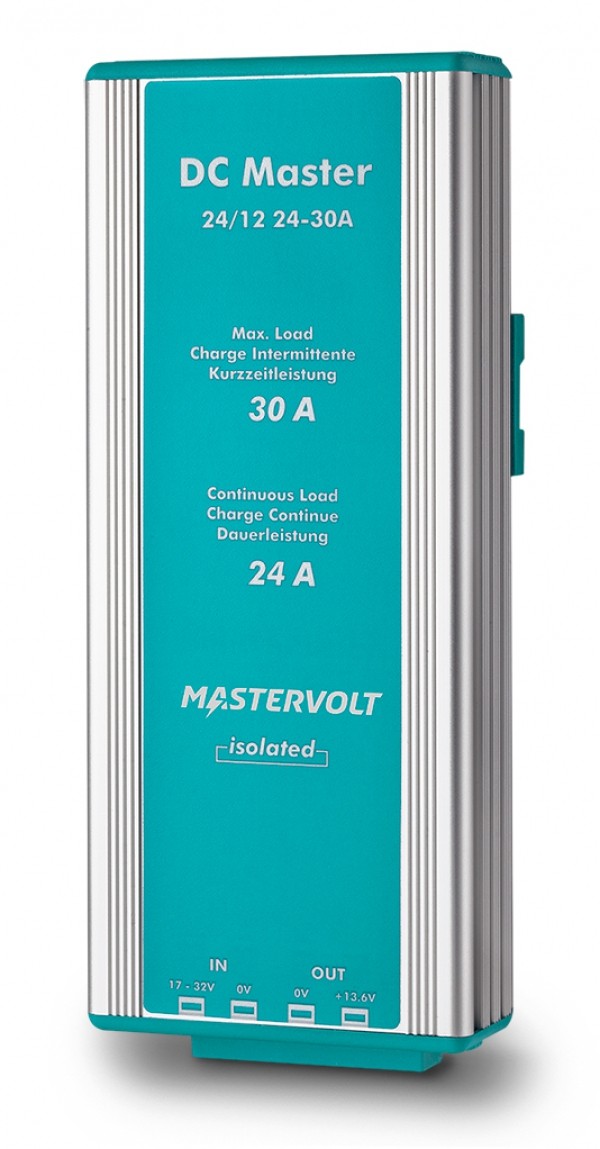 Convertisseur DC Master avec isolation galvanique 24V / 12V - 30A / 24A - IP53 - Mastervolt