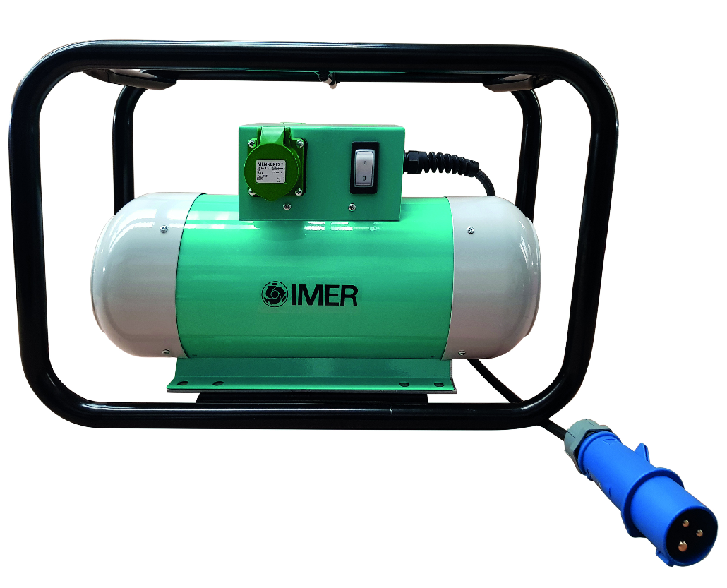 Convertisseur HF monophasé à protection thermique NW0620F - 2.5 kVA - 35 A - 2 prises - 37 kg - IMER FRANCE