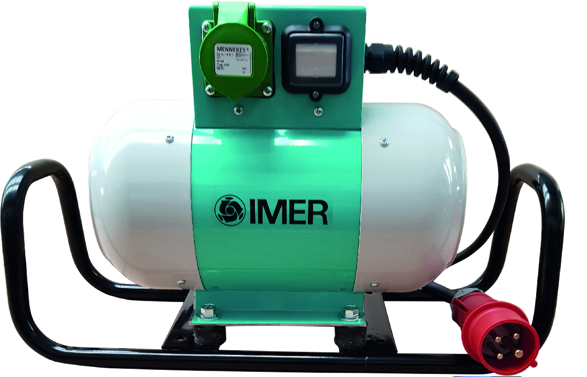 Convertisseur HF triphasé à protection thermique NW0586 - 2 kVA - 28A - 2 prises - 25 kg - IMER FRANCE