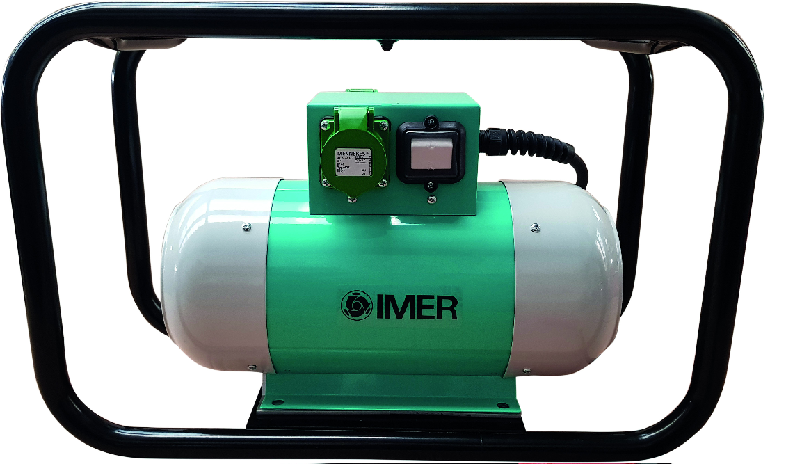 Convertisseur HF triphasé à protection thermique NW0586F - 2 kVA - 28 A - 2 prises - 28 kg - IMER FRANCE