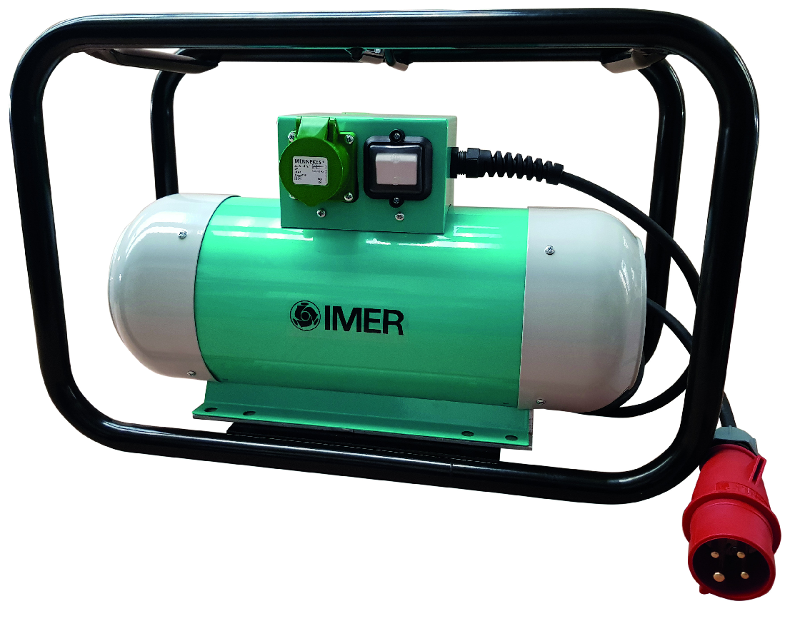 Convertisseur HF triphasé à protection thermique NW0600F - 3 kVA - 42 A - 3 prises - 37 kg - IMER FRANCE