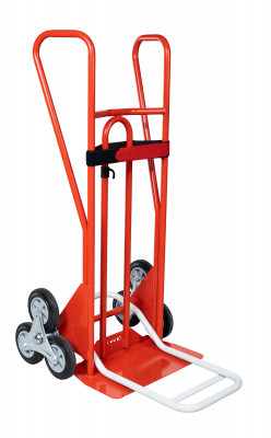 Diable à poignées fermées, bavette mixte & roues étoiles - Charge utile 250 kg - FIMM