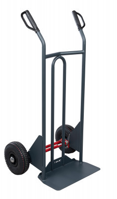 Diable DBA, poignées à garde, bavette fixe, roues PN, Charge utile 350 kg - FIMM