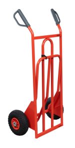 Diable DBA, poignées à garde, bavette repliable, roues PN, Charge utile 250 kg - FIMM