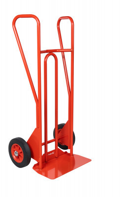 Diable DBA, poignées fermées, bavette fixe, roues CC, Charge utile 250 kg - FIMM