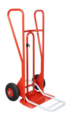 Diable DBA, poignées fermées, bavette mixte, roues PN, Charge utile 250 kg - FIMM