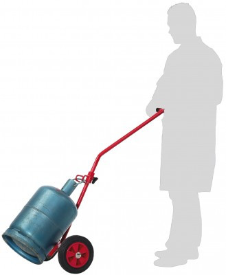 Diable porte poubelle ou bouteille de gaz ménager - Roues CC - Charge utile 80 kg - FIMM