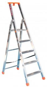 Escabeau aluminium repliable, 8 marches - Charge utile 150 kg - FIMM