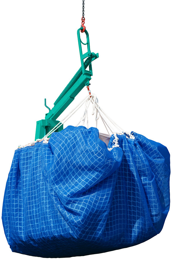 Filet de sécurité - Capacité max 2000 kg - 3.20 x 3.20 m - 10 kg - IMER FRANCE
