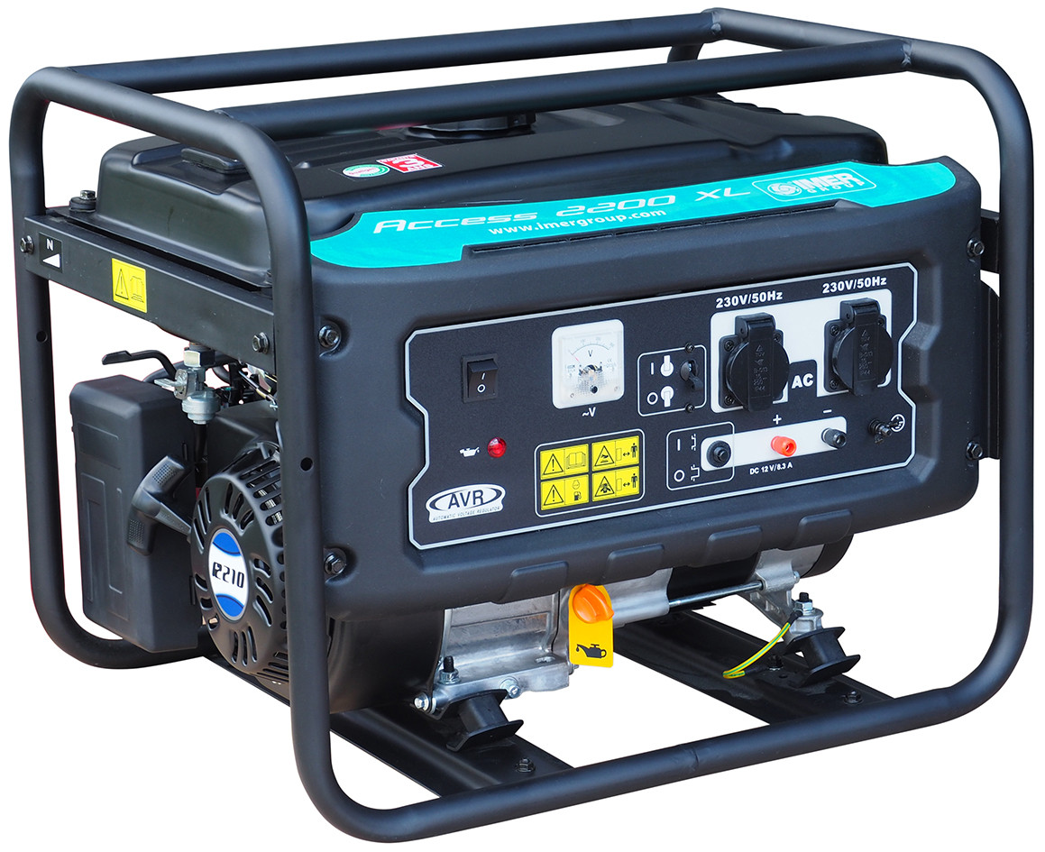 Groupe Électrogène ACCESS 2200 XL - Essence 2.2 kW 230V - AVR - Très grand autonomie - IMER FRANCE
