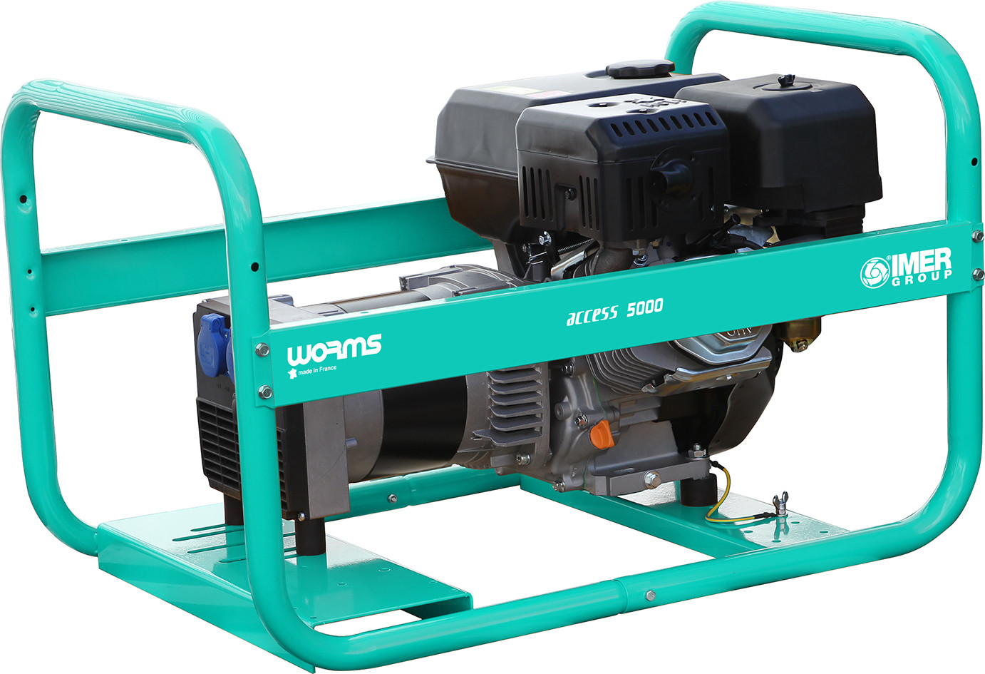 Groupe Électrogène ACCESS 5000 - Essence - 5.4 kW - 230V Grande autonomie - IMER FRANCE