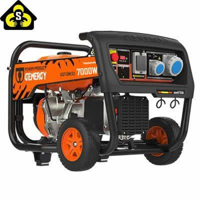 Groupe électrogène ASTUN-S - 7 kW 230V - SVR/AVR - Essence - Kit différentiel Démarrage manuel - GENERGY