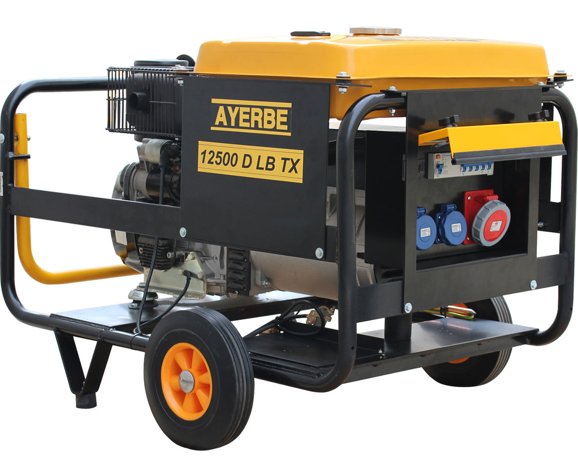 Groupe électrogène AY-12500-D-LB-TX-E Triphasé 400V - Kholer diesel - 12.5 KVA 10 KW - AYERBE