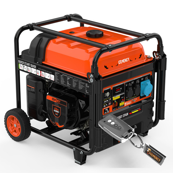 Groupe électrogène AZORES RC 10000 W - 10 kW - Essence - Monophasé 230V - Inverter - GENERGY