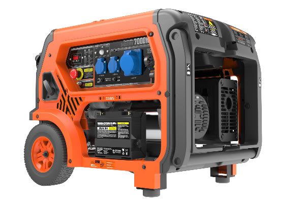 Groupe électrogène BAQUERIA - 7000 W - 7 kW monophasé 230V - SVR/AVR - Démarrage électrique - GENERGY