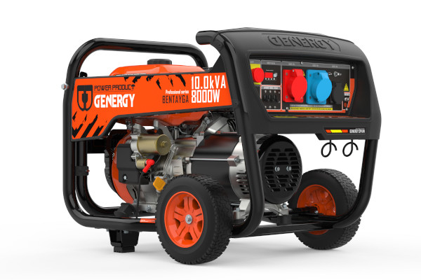 Groupe électrogène BENTAYGA - 8 kW 400V - 7 kW 230V - SVR/AVR - Essence - Démarrage électrique - GENERGY