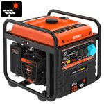 Groupe électrogène CRETA SOL - 7.5 kW - Monophasé 230V - Essence - Inverter - Installation solaire - GENERGY