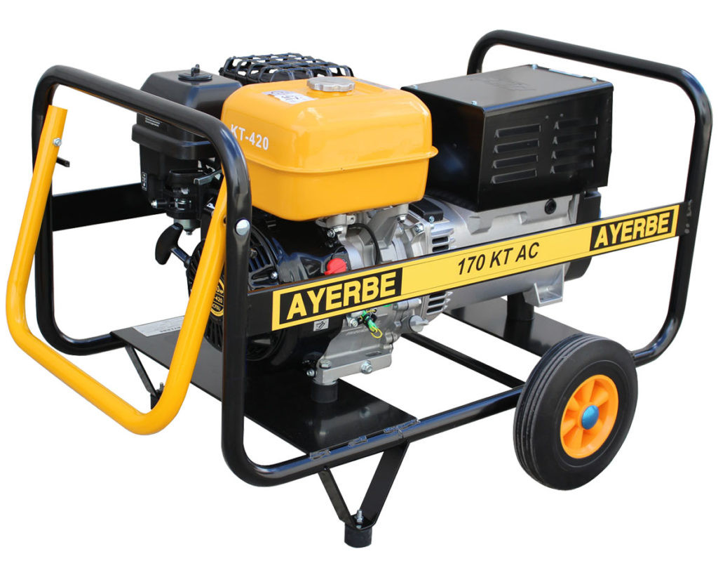 Groupe électrogène de soudage AY-170-KT-CA - Kiotsu essence - 230V - 5 KVA 4 KW - AYERBE