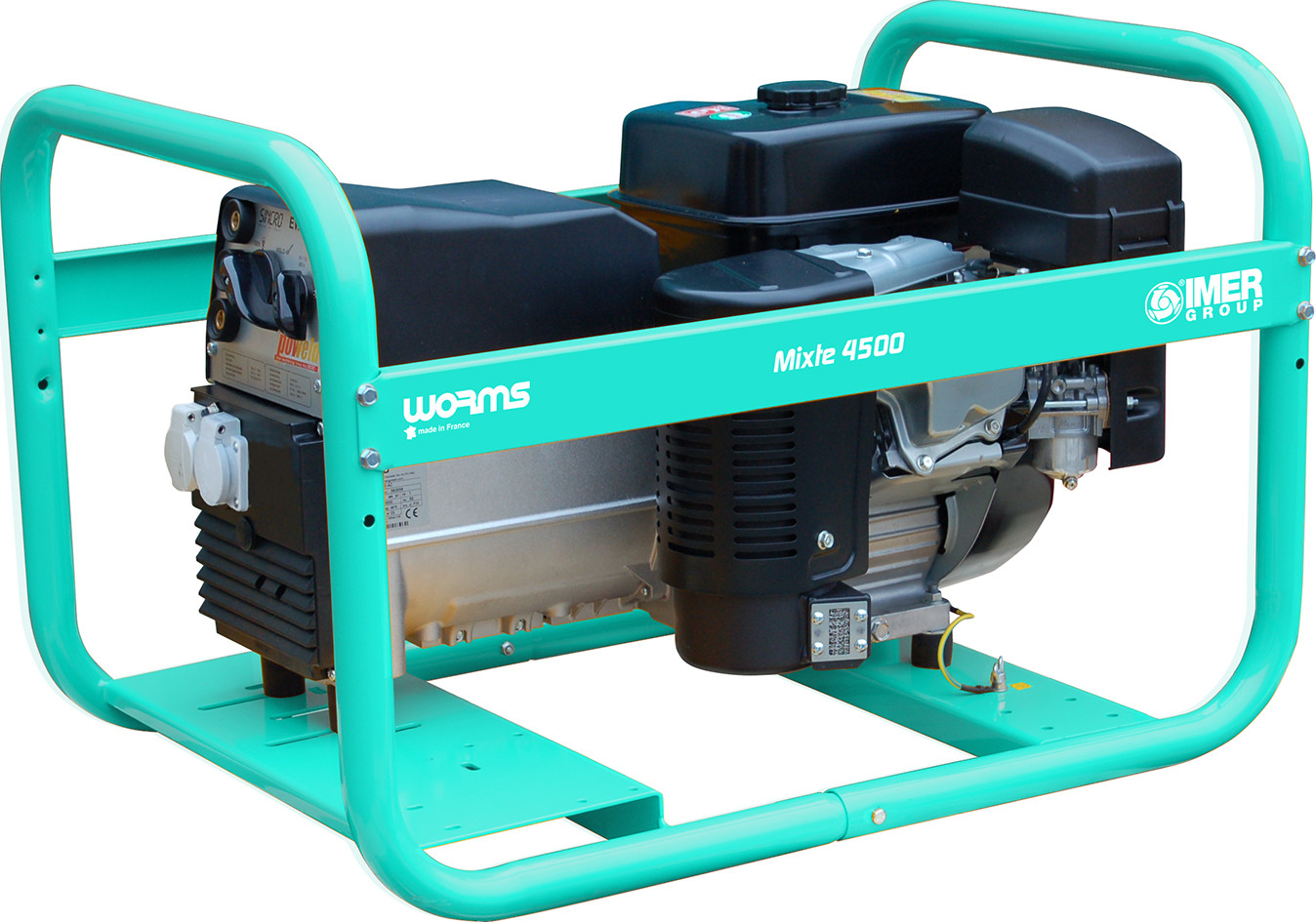 Groupe électrogène de soudage MIXTE 4500 EX - Essence Monophasé 230 V - 4 kW - IMER FRANCE