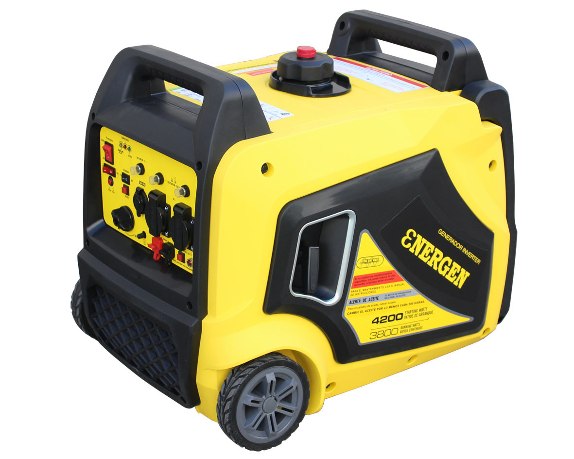 Groupe électrogène ENERGEN-3800-KT-INVERT-E - Inverter Monophasé 230V - Essence - 4 KW 5 KVA- Démarrage électrique - AYERBE