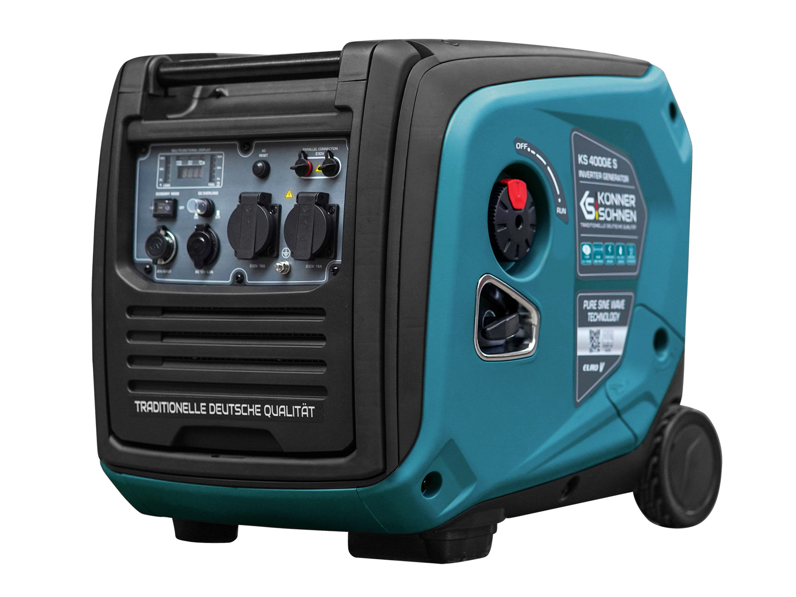 Groupe électrogène KS-4000iE-S (ATSR) - 4 kW - INVERTER - Monophasé 230V - Démarrage Manuel/Electrique - Könner & Söhnen