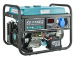 Groupe électrogène KS7000E-G - Essence et Gaz - 5.5 kW Monophasé 230V - AVR - Démarrage électrique - Könner & Söhnen