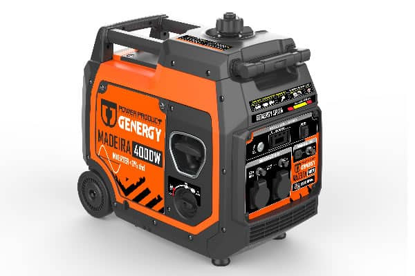 Groupe électrogène MADEIRA 4000 W - 4 kW - Monophasé 230V - Essence - Inverter - GENERGY