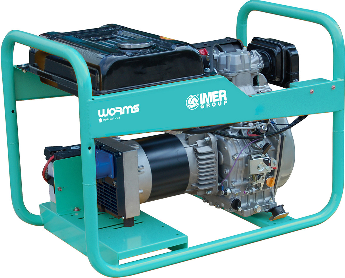 Groupe Électrogène MASTER 6010 DTXL15 YN DE Diesel Monophasé 5.2 kW (6.5kVA) - Très grande autonomie - IMER FRANCE