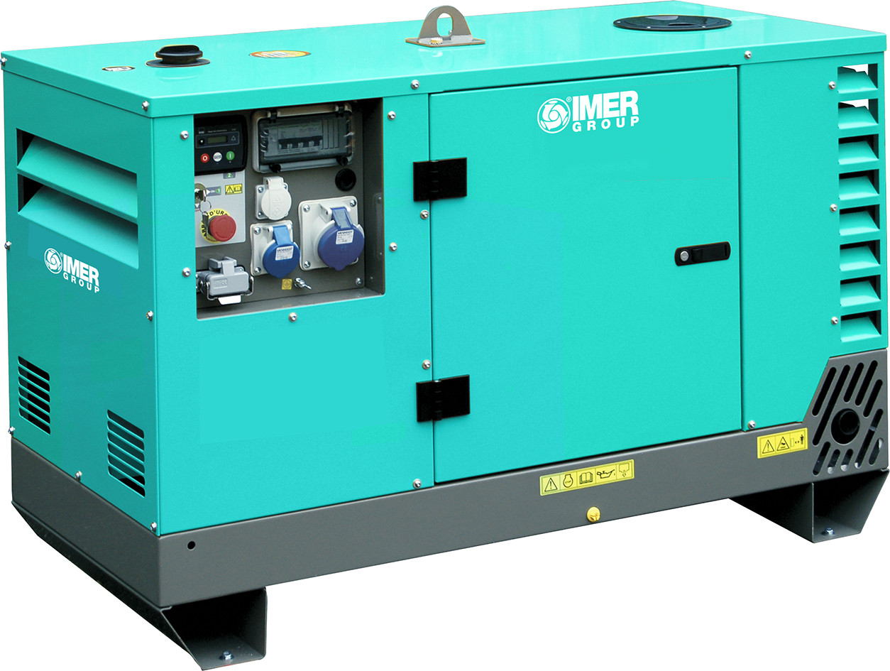 Groupe Électrogène Résidentiel SILENTSTAR 13000D M AVR YN - 11.2 kW 14.3 kVA - Diesel - Monophasé - IMER FRANCE