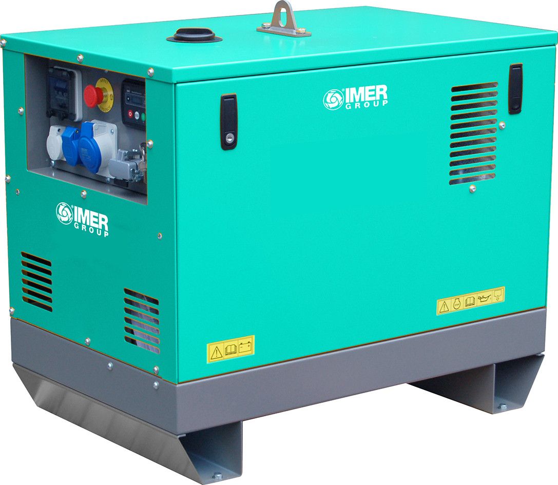 Groupe Électrogène Résidentiel SILENTSTAR 6000D M YN AVR - 5.2 kW 6.5 kVA - Diesel - Monophasé - IMER FRANCE