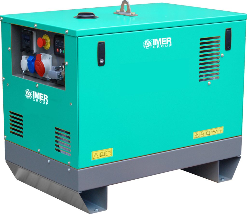 Groupe Électrogène Résidentiel SILENTSTAR 6500D T YN Horloge intégrée - 5.2 kW 6.5 kVA - Diesel - Triphasé - IMER FRANCE