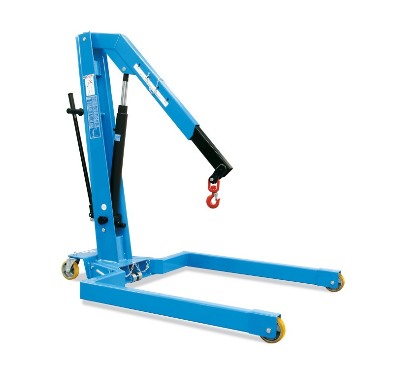 Grue d'atelier hydraulique encadrante - Forme U pliante - Charge utile 1200 kg - FIMM